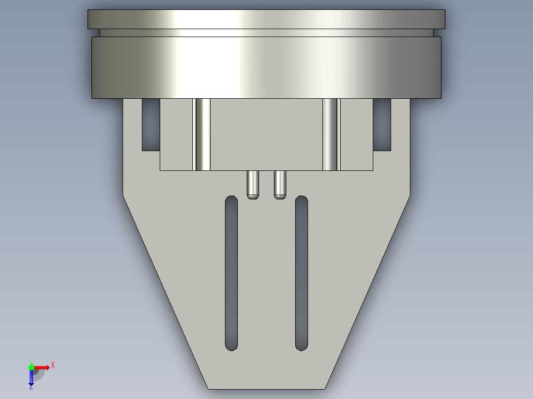 基恩士CV-R11_kc图纸模型俯视图
