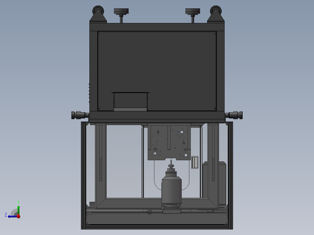 曲轴箱加工专机右视图