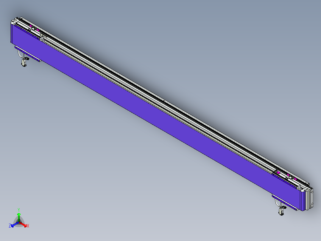 威洛博VL系列直线电机模组-2VL14S3-S1950正等轴测图