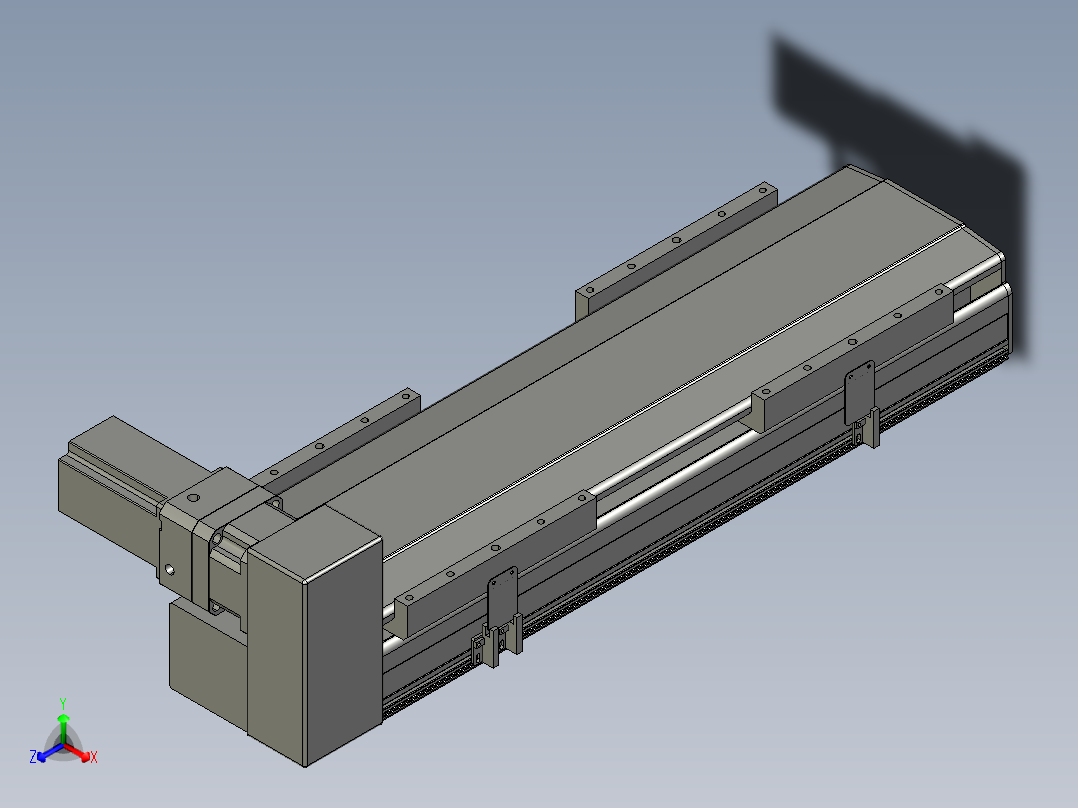 直线模组LHB21-L40-S400-RU设计图纸