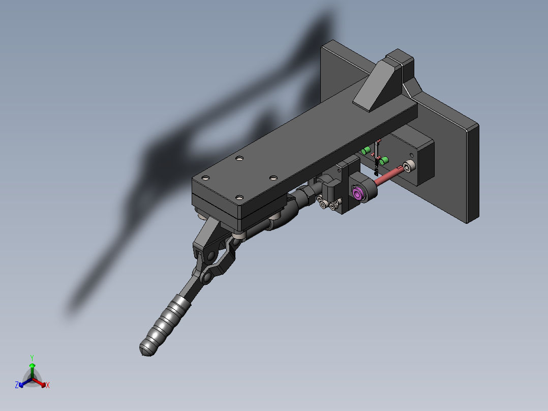 整形治具正等轴测图
