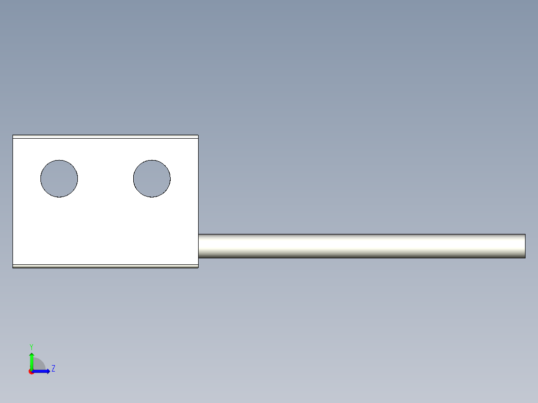 基恩士FU-L53Z_2_kc图纸模型左视图