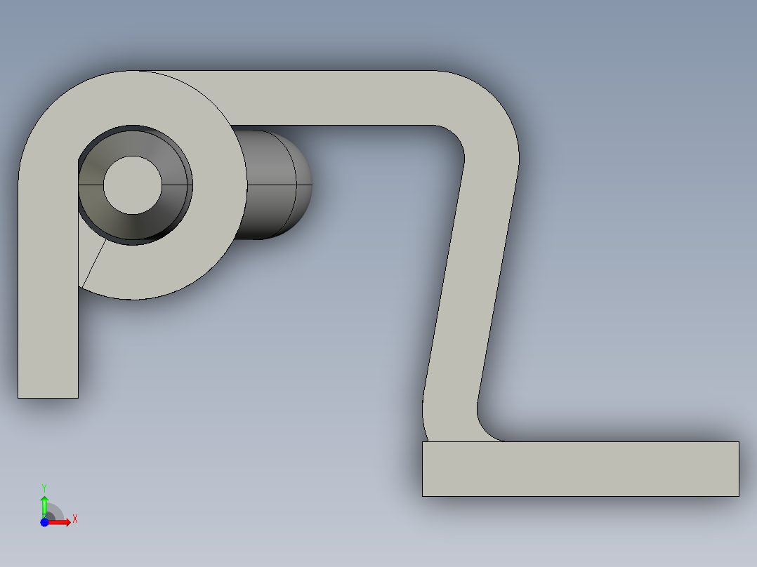 鋼製鉸鏈(焊接型)CCH,CCS-3D多系列多零件图纸模型前视图