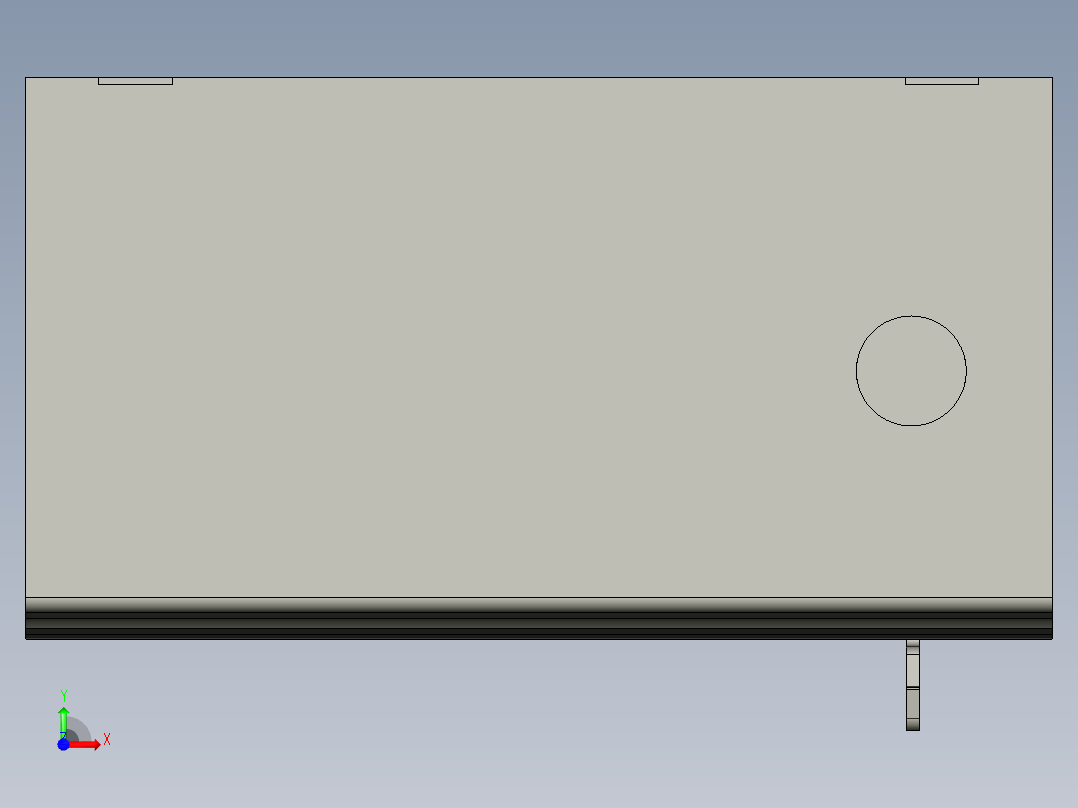 基恩士LK-2011_kc图纸模型前视图