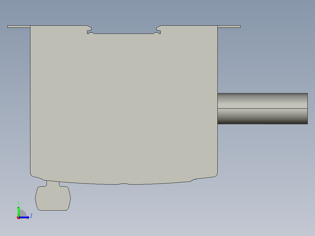 基恩士LK-2011_kc图纸模型左视图