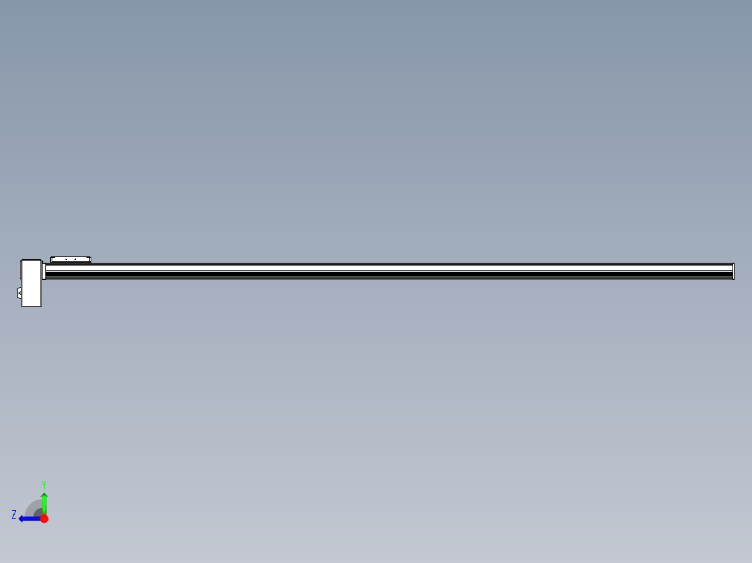 同步带全封闭直线模组TPA-HCB-105D-90-L2000-RP-Y-P20-N3右视图