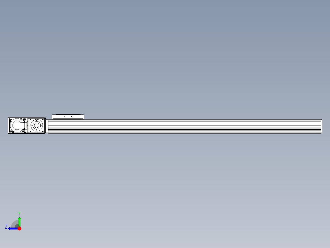 同步带全封闭直线模组TPA-HCB-105D-90-L900-ML-C-P20-N3右视图