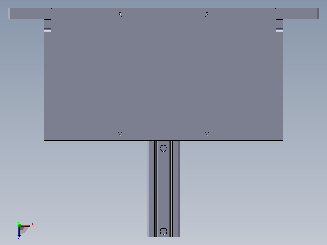 风扇盖成品整形治具俯视图