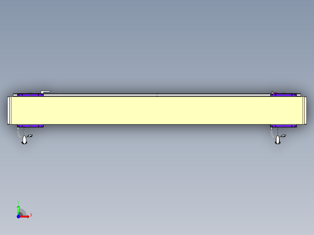 威洛博VL系列直线电机模组-2VL17E2-S1350前视图