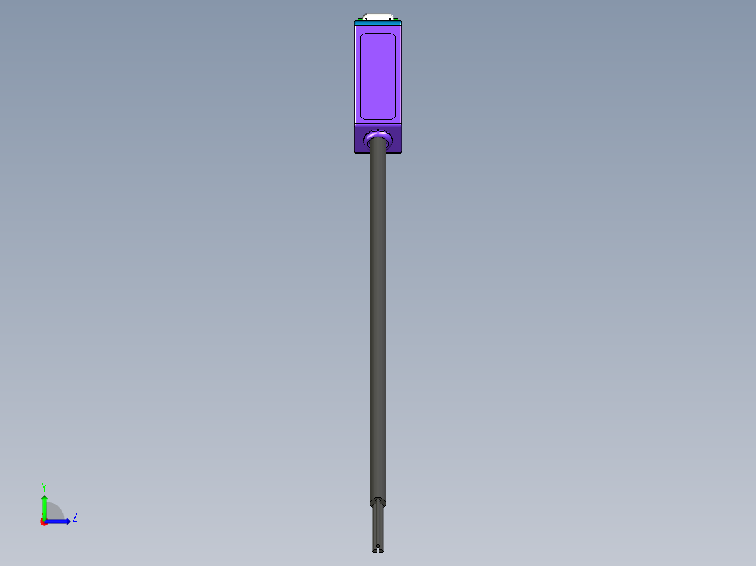 光电_激光传感器02）对射型_LS201_211_3D左视图