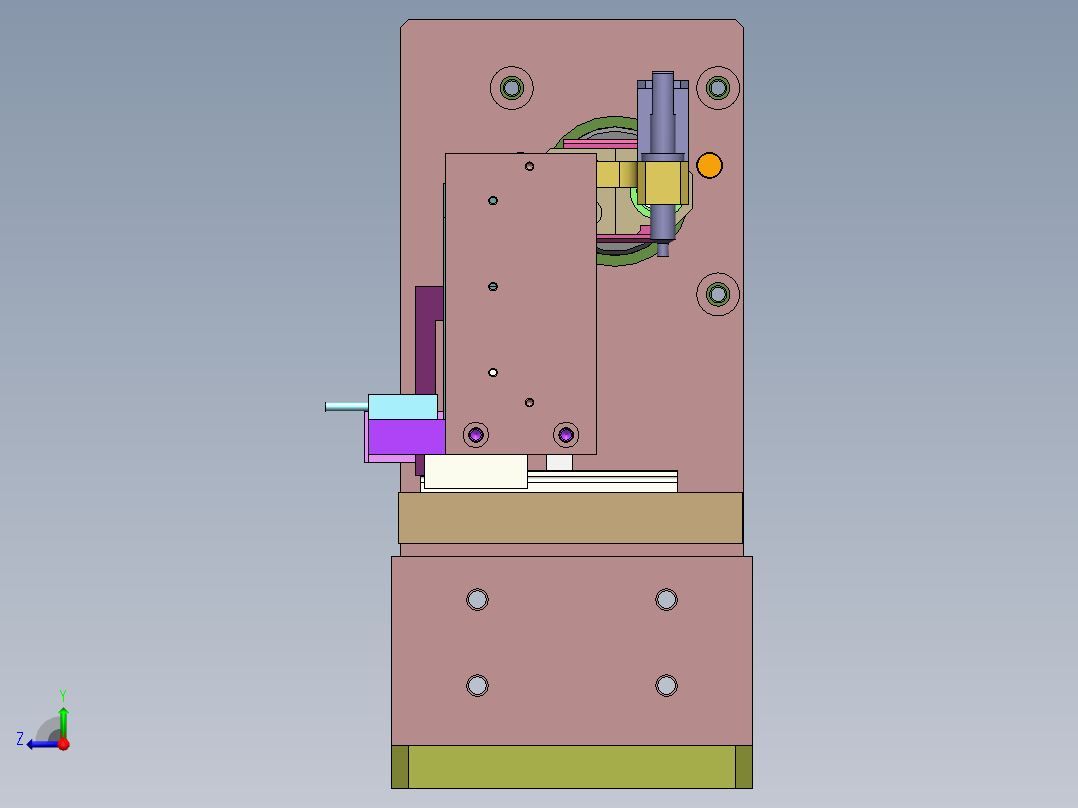 A3 高速凸轮取料机械手右视图