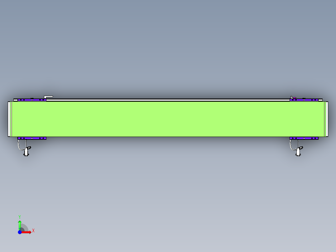 威洛博VL系列3d模型模组2VL22H2Y-S1500前视图