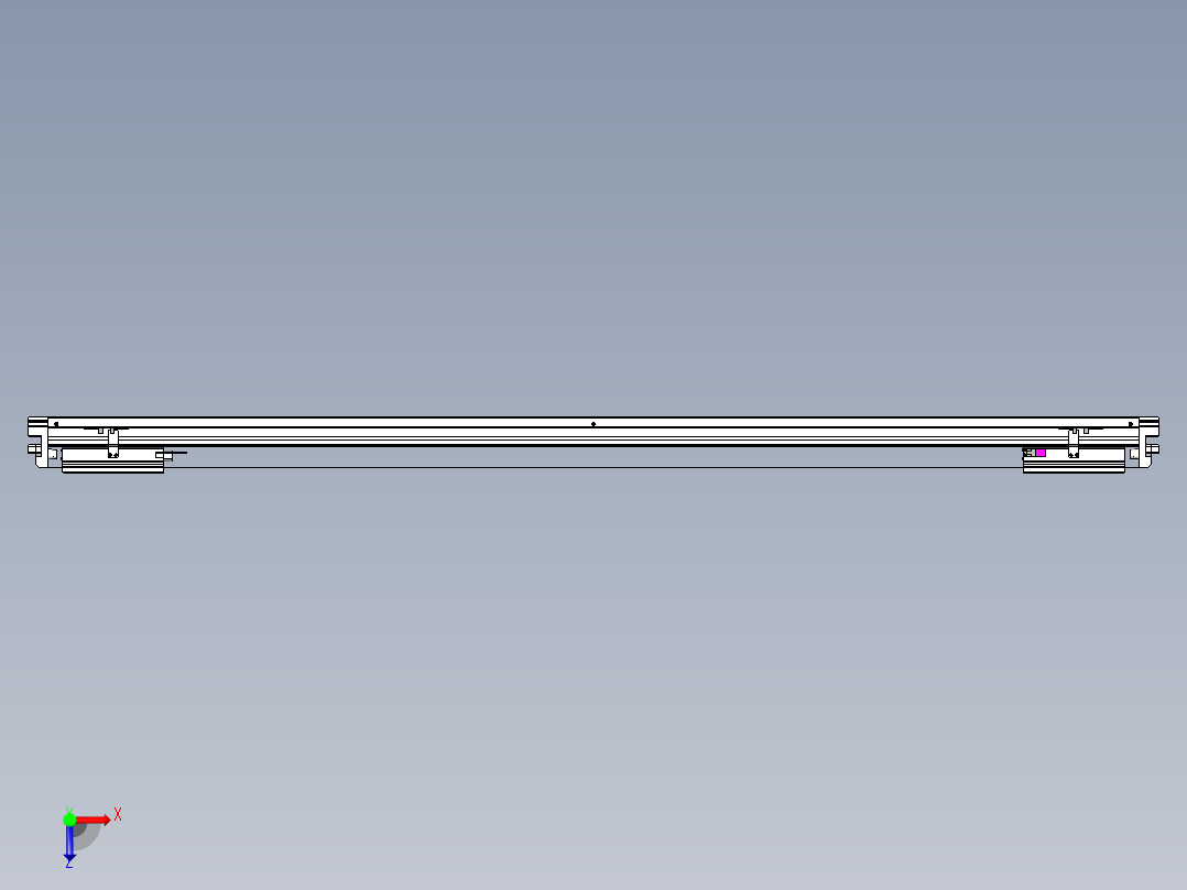 威洛博VL系列3d模型模组2VL22H2Y-S1500俯视图