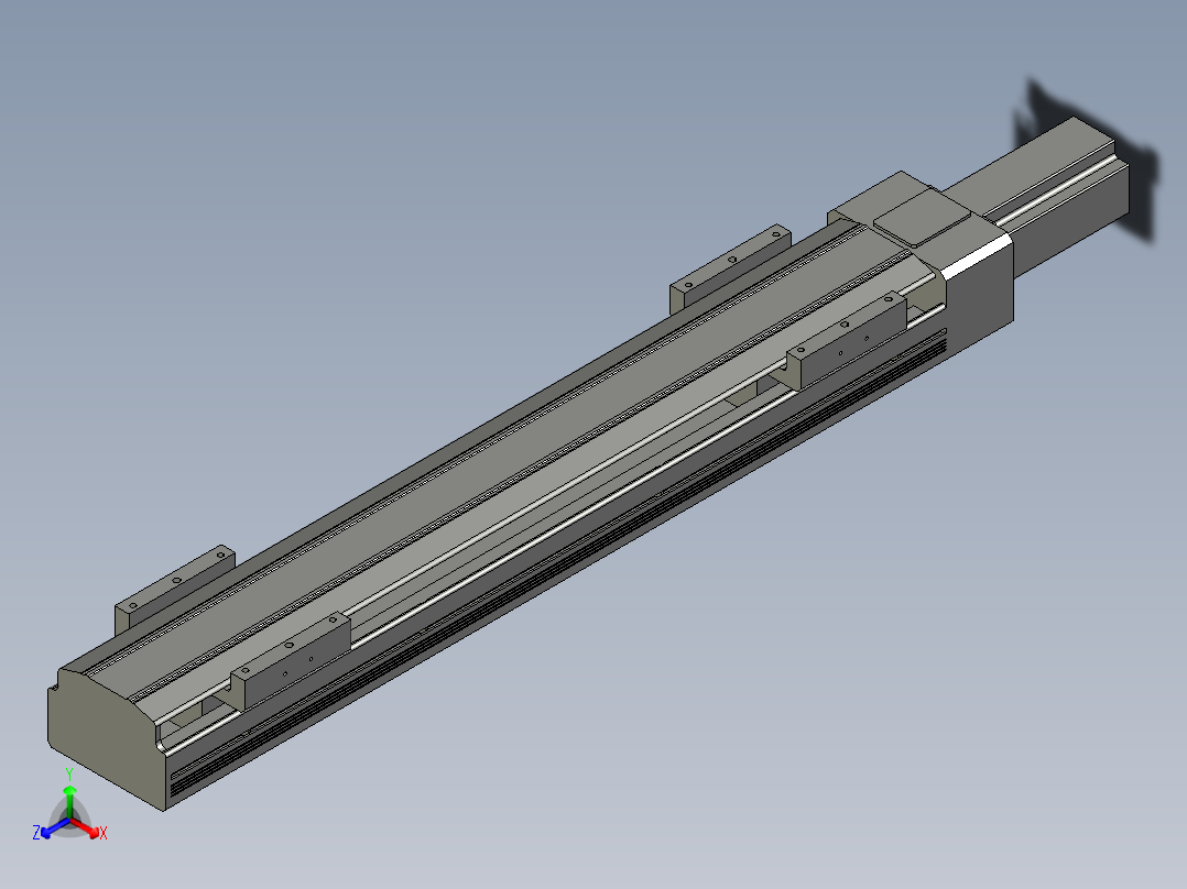直线模组LHAT10-CA-S450-M-C3设计图纸
