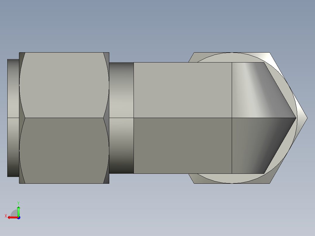 卡套式工业通用硬管接头12_ebu-s后视图