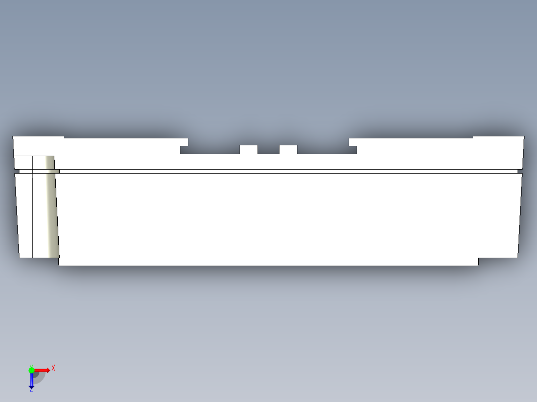 基恩士SJ-HA_controller_kc图纸模型俯视图