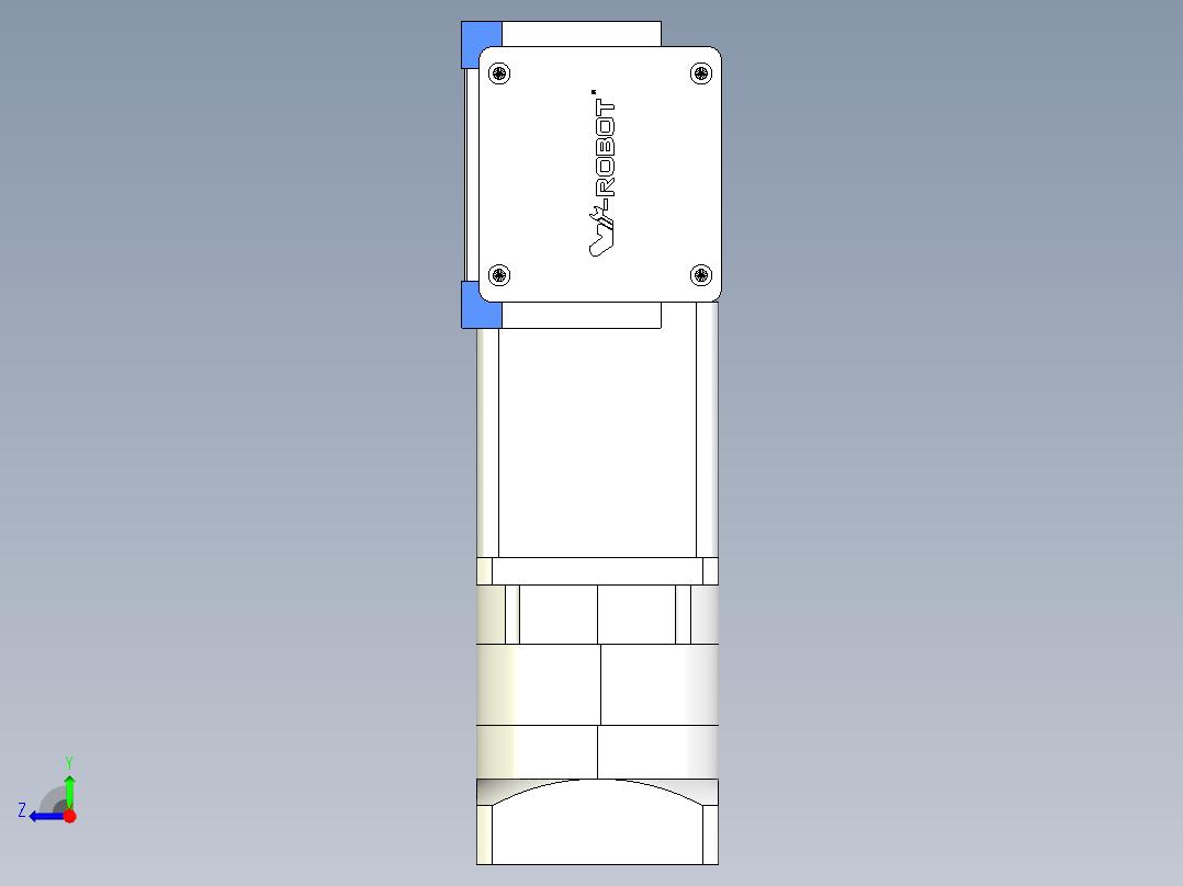 威洛博LB.GB同步带传动--欧规系列GB8-L192-S1000-BL-P75-K右视图