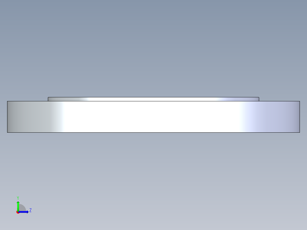 聚氯乙烯配件25-Sch80_Blind Flange_853-080_8in左视图