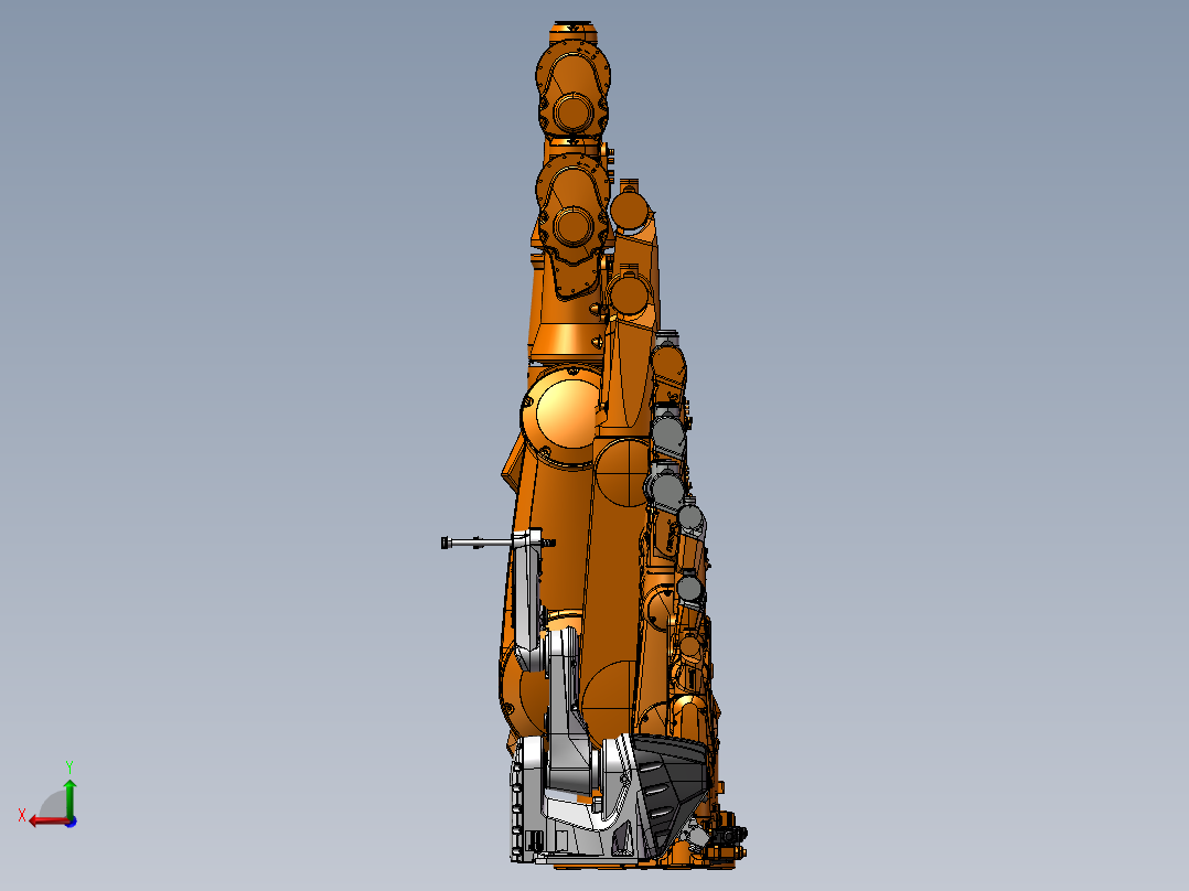 六轴工业机器人后视图