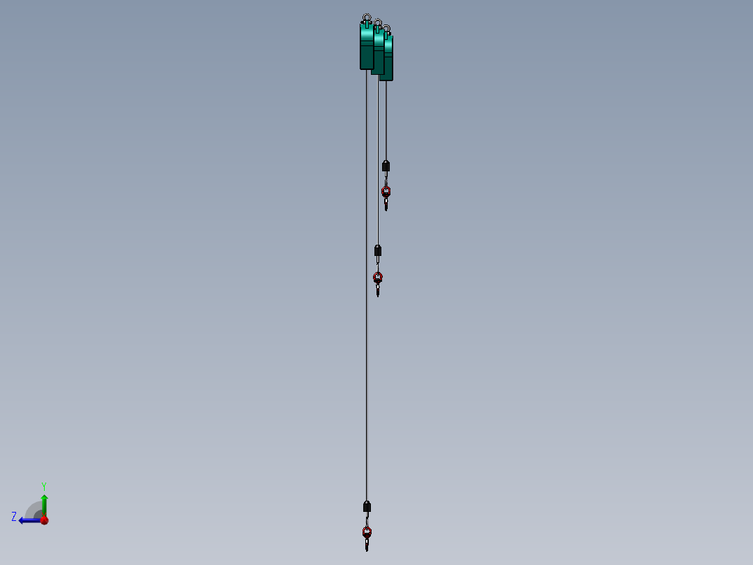 工业重型防坠器1t-5m===1560045==30右视图