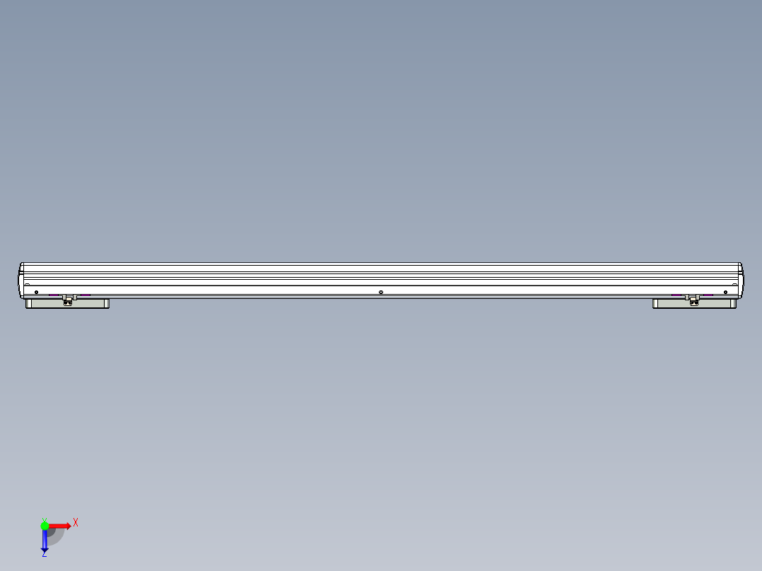 威洛博LC系列3d模型模组2LC14S1Y-S1000俯视图