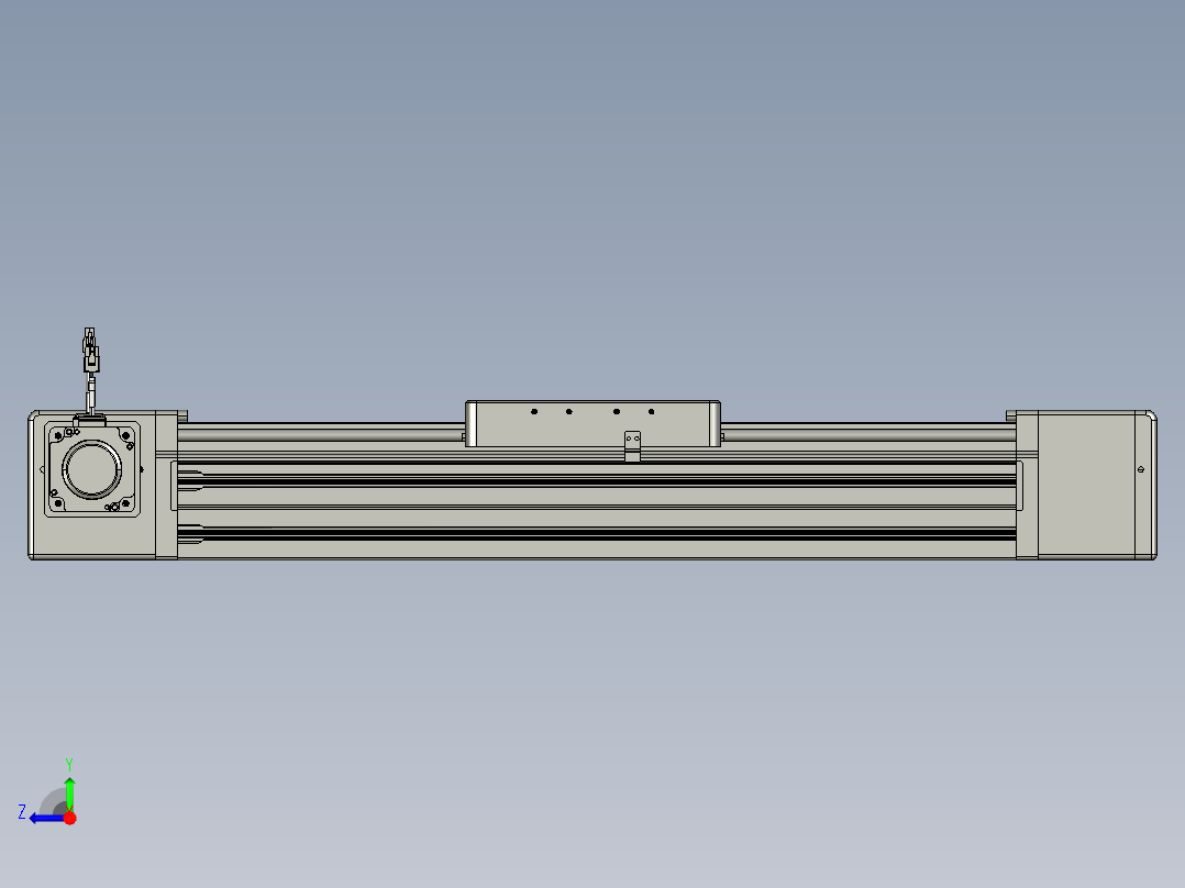 威洛博直线电机模组EB20-L224-S500-L-ZP75-MS3-5K右视图