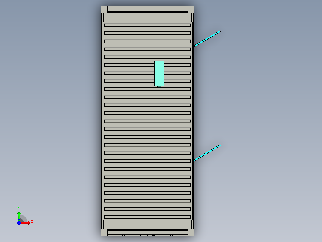 工程临建移动箱式板房搭建办公室生活区住房前视图