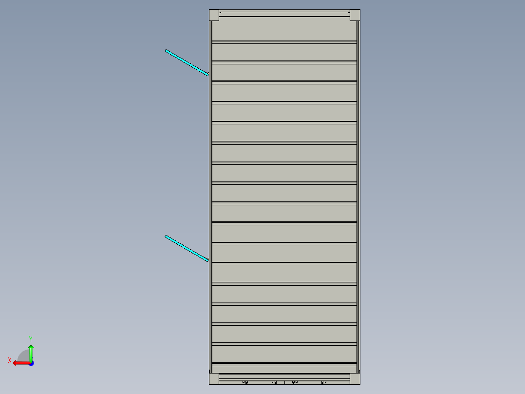 工程临建移动箱式板房搭建办公室生活区住房后视图