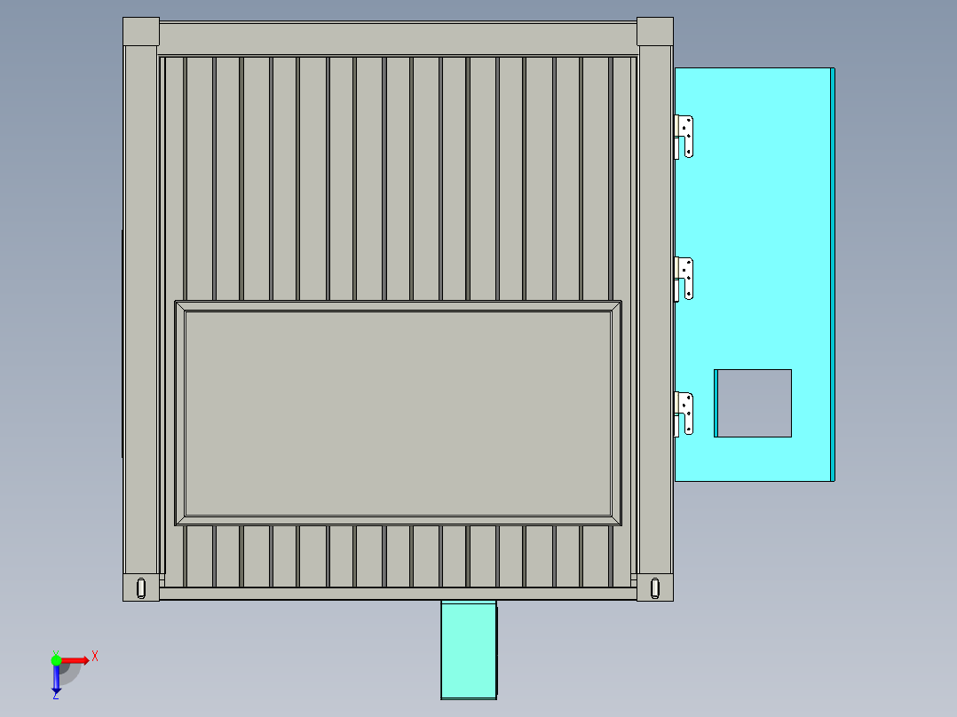 工程临建移动箱式板房搭建办公室生活区住房俯视图