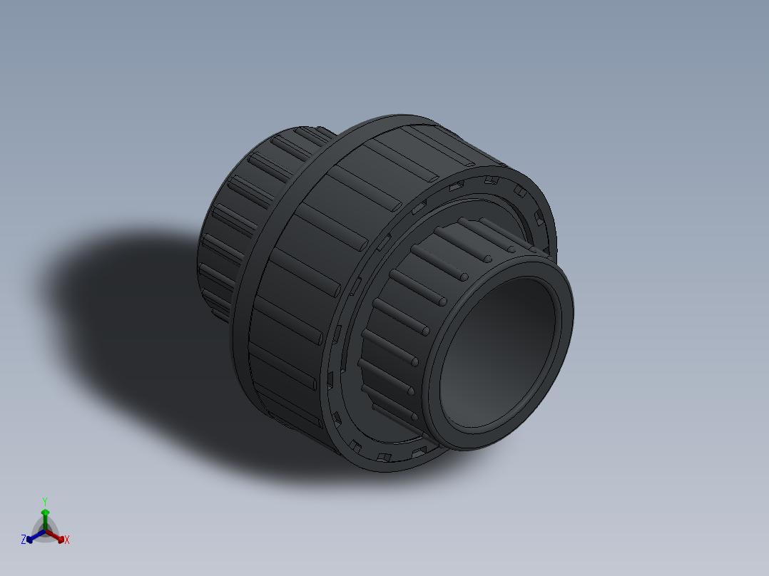 PVC管件正等轴测图
