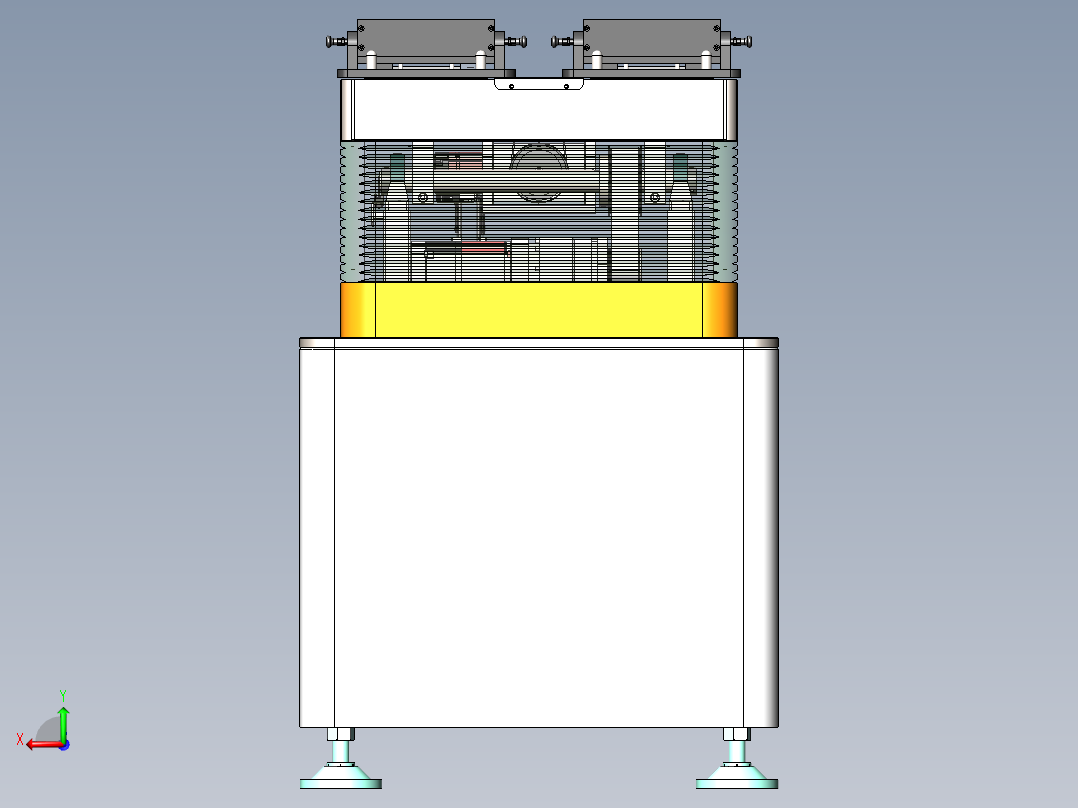 3C行业整列机sw16可编辑后视图