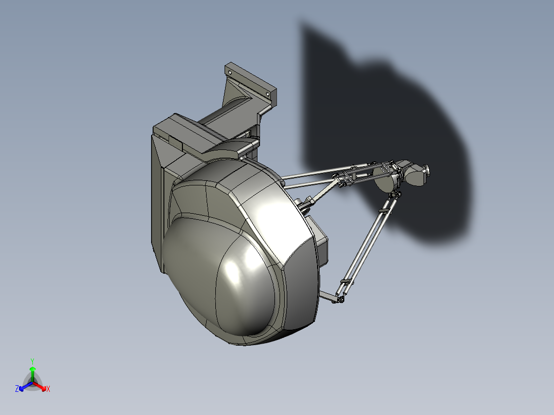 并联<span style='color: red'>机器人</span>delta-robot-6-axis-packaging-assembly-m-1ia-0-5a STP
