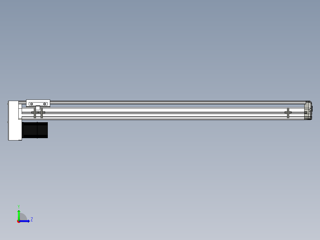 Toyo东佑达直线模组-ETH13-950-BM-200W左视图