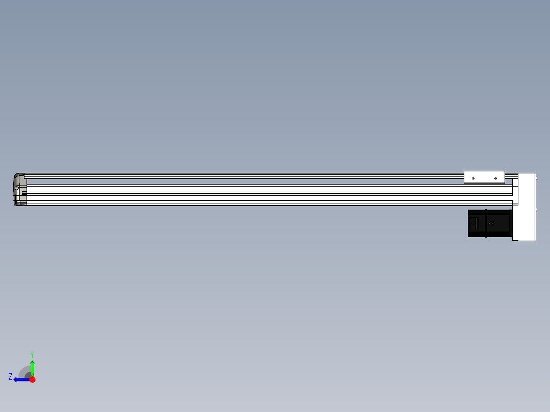 Toyo东佑达直线模组-ETH13-950-BM-200W右视图
