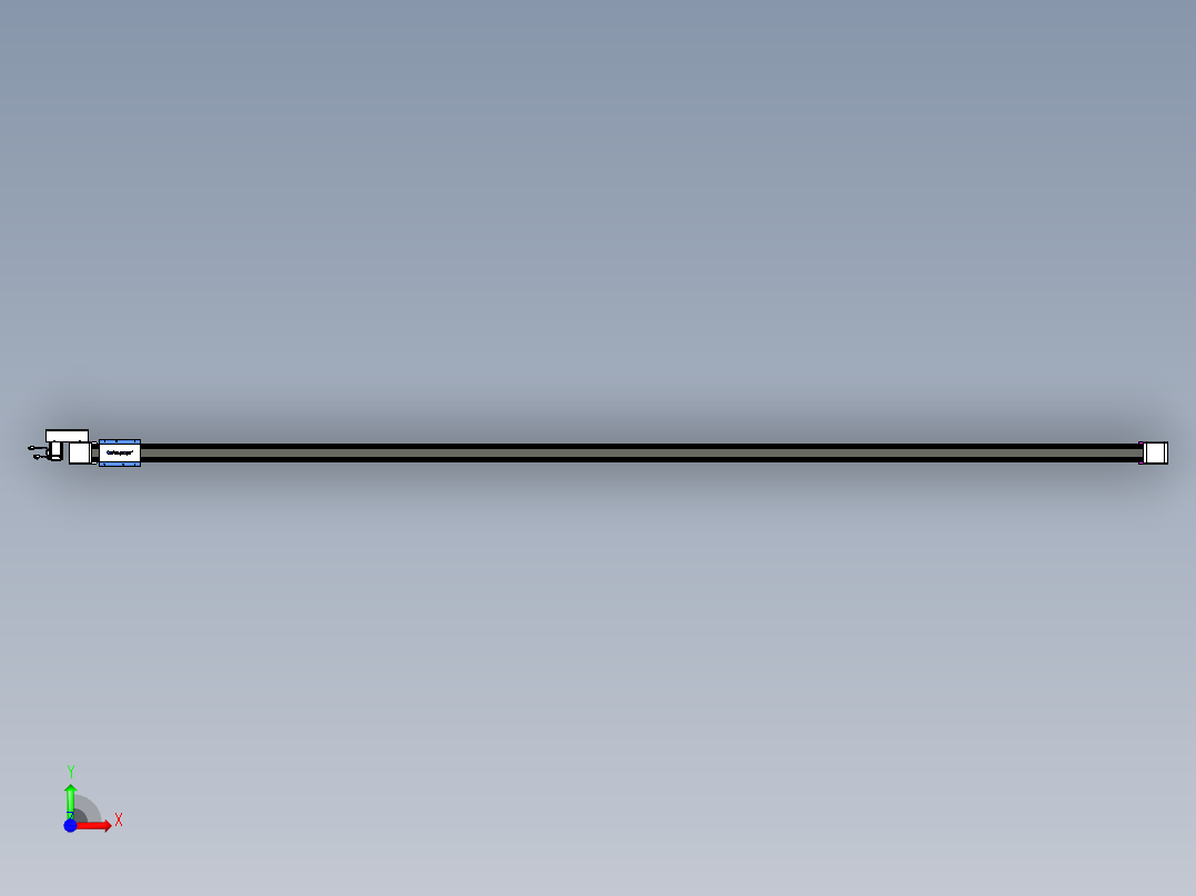 威洛博LB.GB同步带传动--欧规系列GB8-L96-S4300-BR-P40前视图