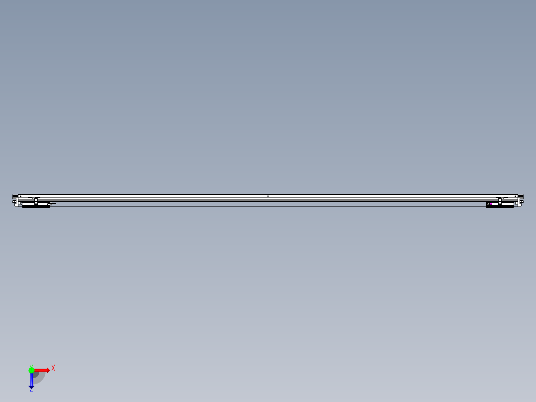 威洛博VL系列3d模型模组2VL14S2Y-S2800俯视图