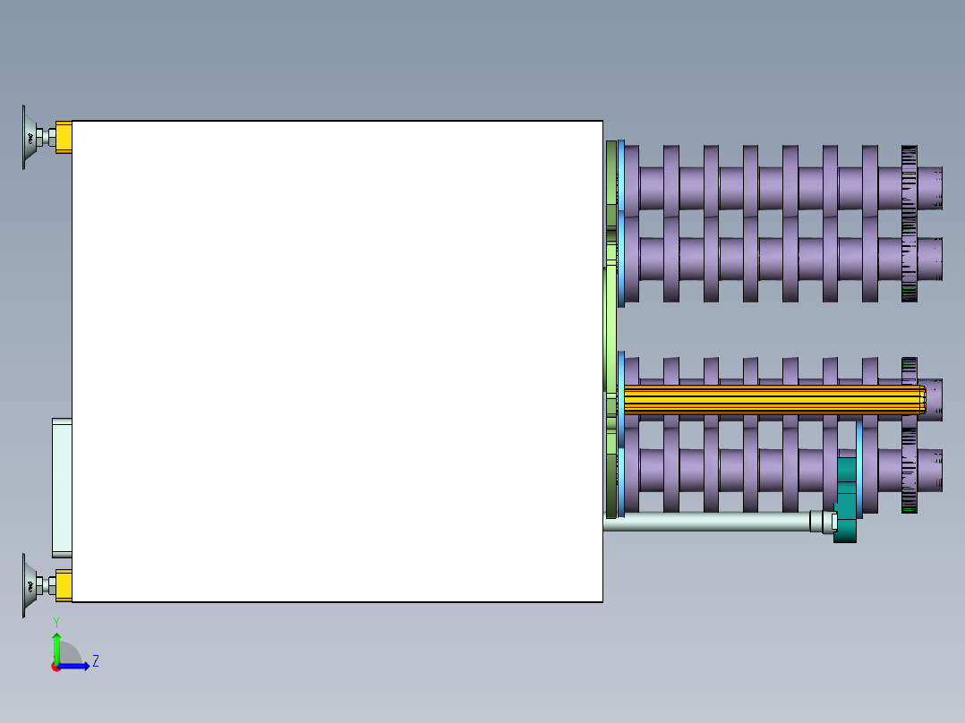 6工位旋转料仓1517722==50左视图