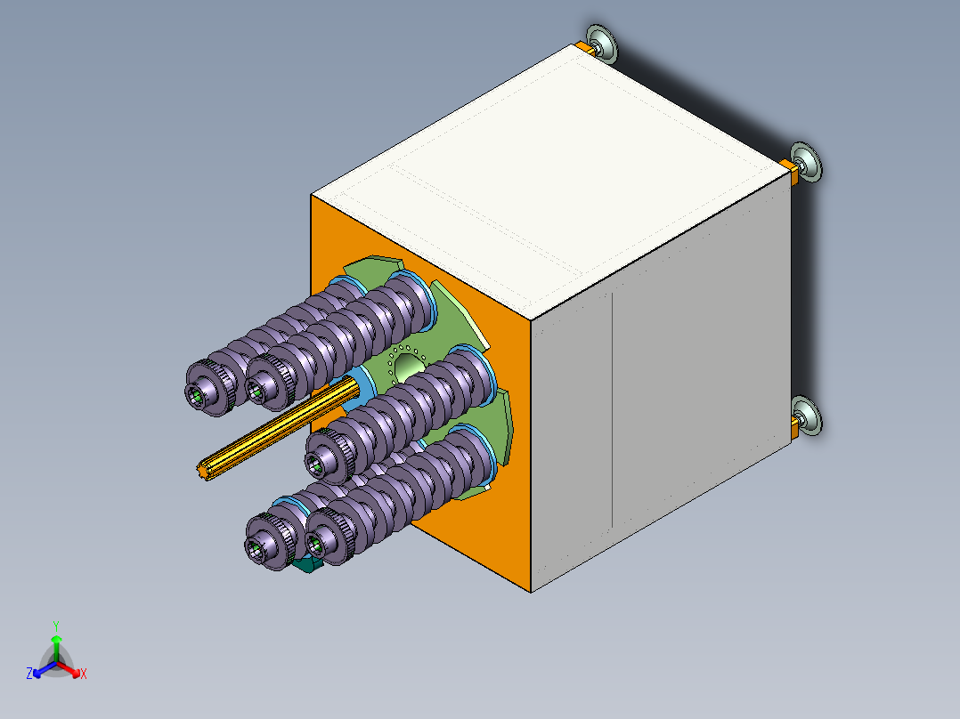 6工位旋转料仓1517722==50正等轴测图