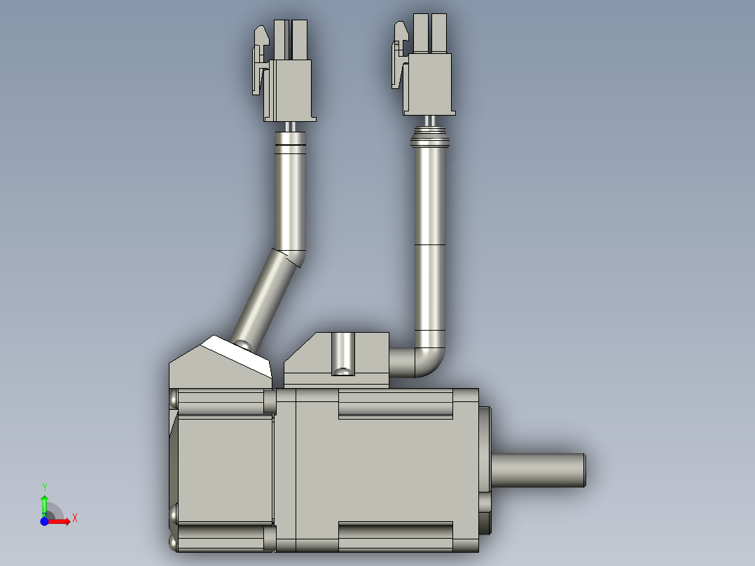 50W MSMD伺服马达前视图