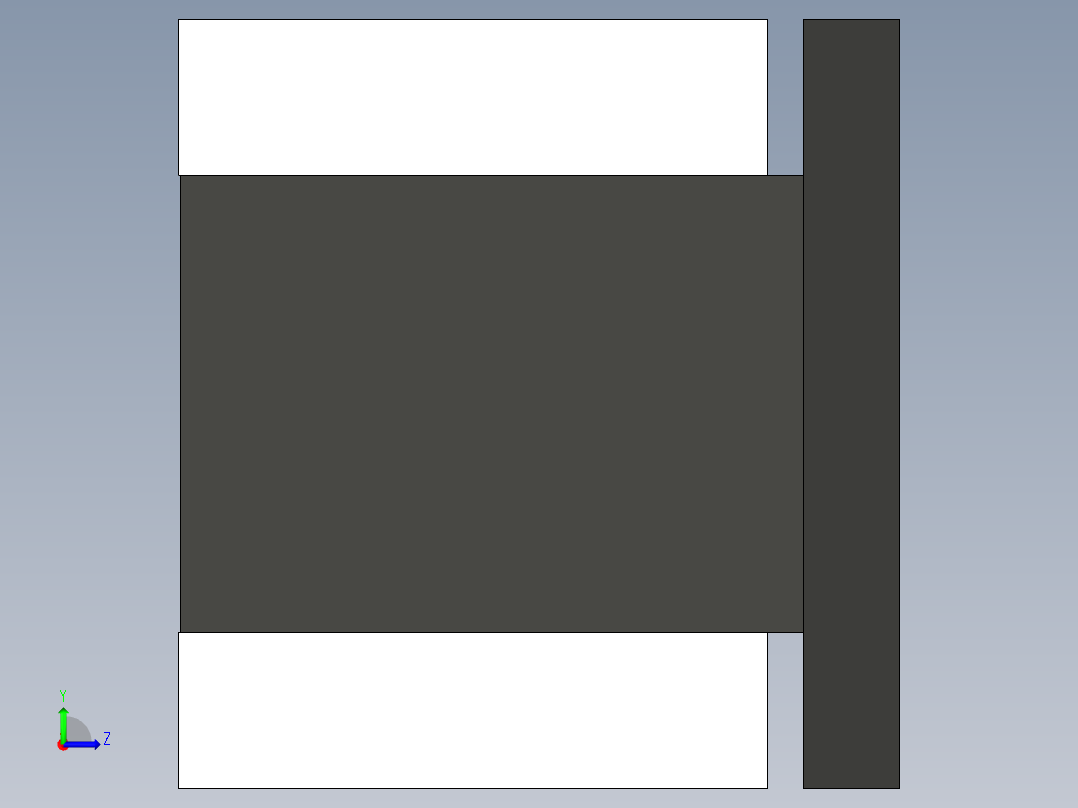 元器件3D封装ACT45B11左视图