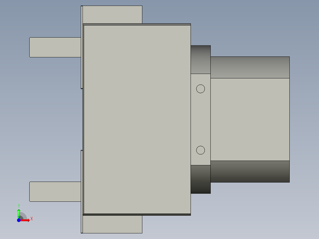 普通气爪PH01K-100C前视图
