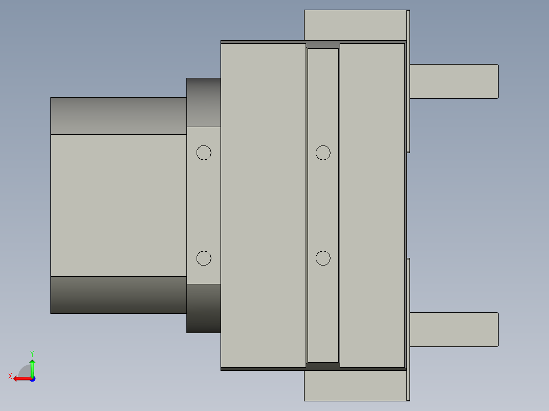 普通气爪PH01K-100C后视图