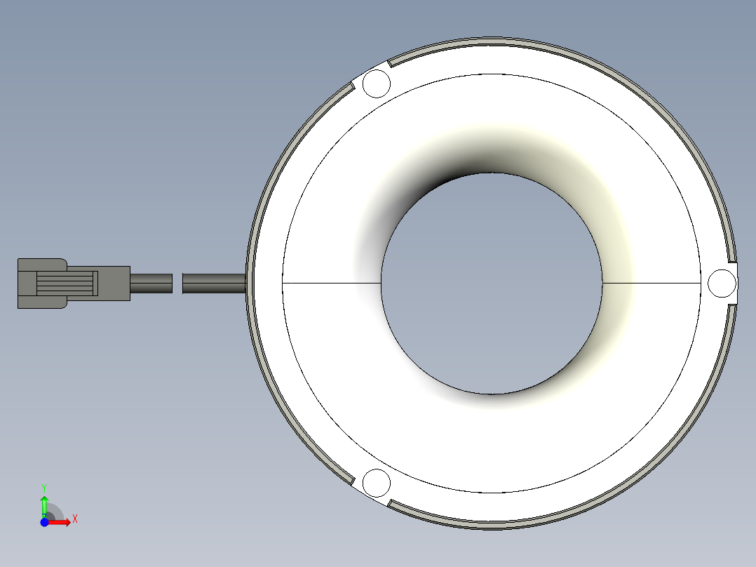 基恩士CA-DRW8M_kc图纸模型前视图
