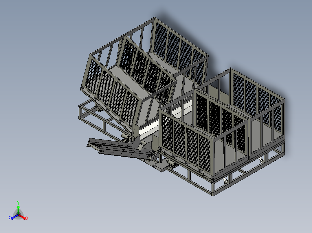 4托盘种薯中间供给装置总装
