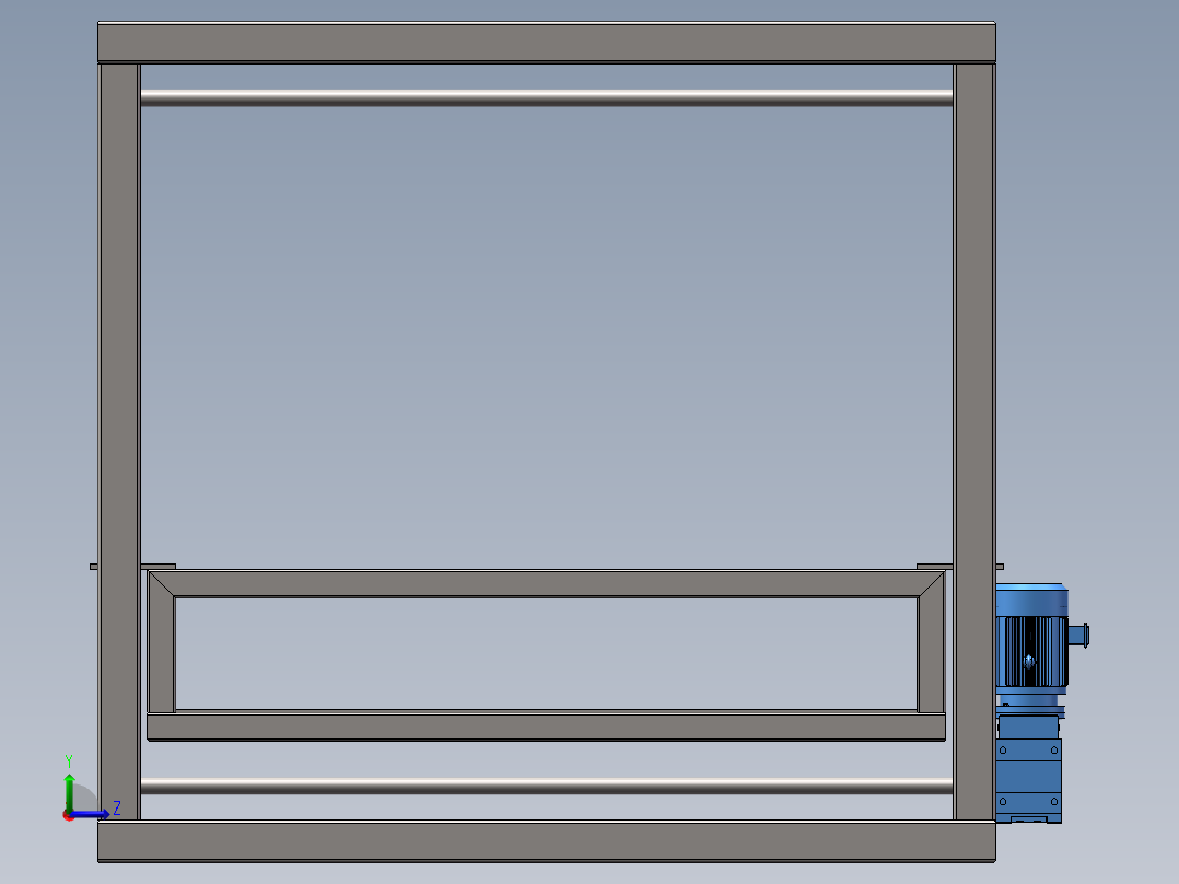 链条式升降机左视图