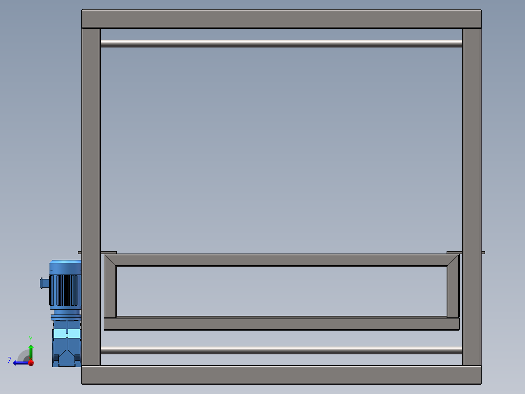 链条式升降机右视图