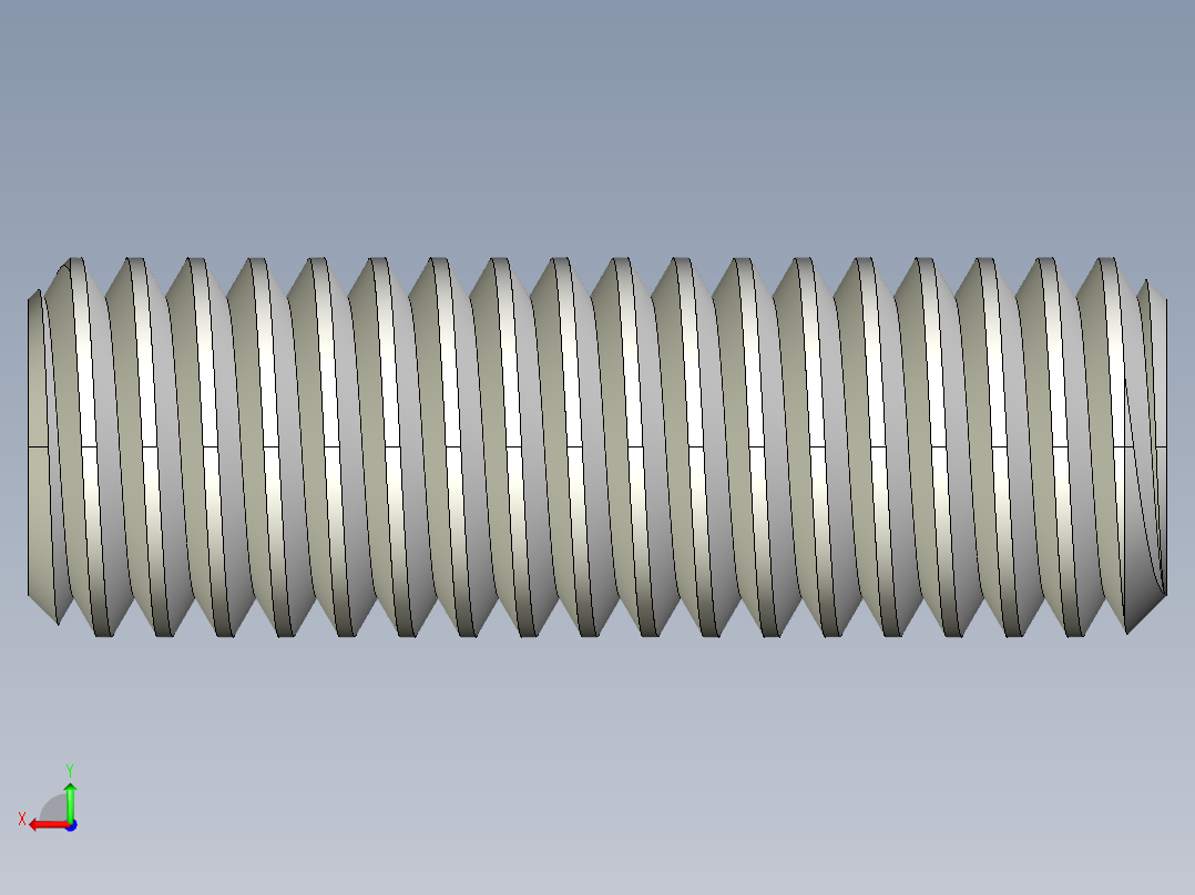 DIN 913-ISO 4026 固定螺钉-M5 L=15.STEP后视图