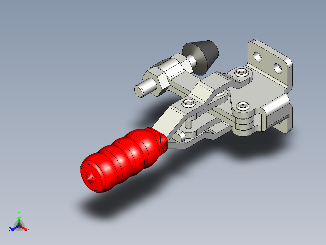 垂直式夾鉗SSP(E)-3D多系列多零件图纸模型正等轴测图