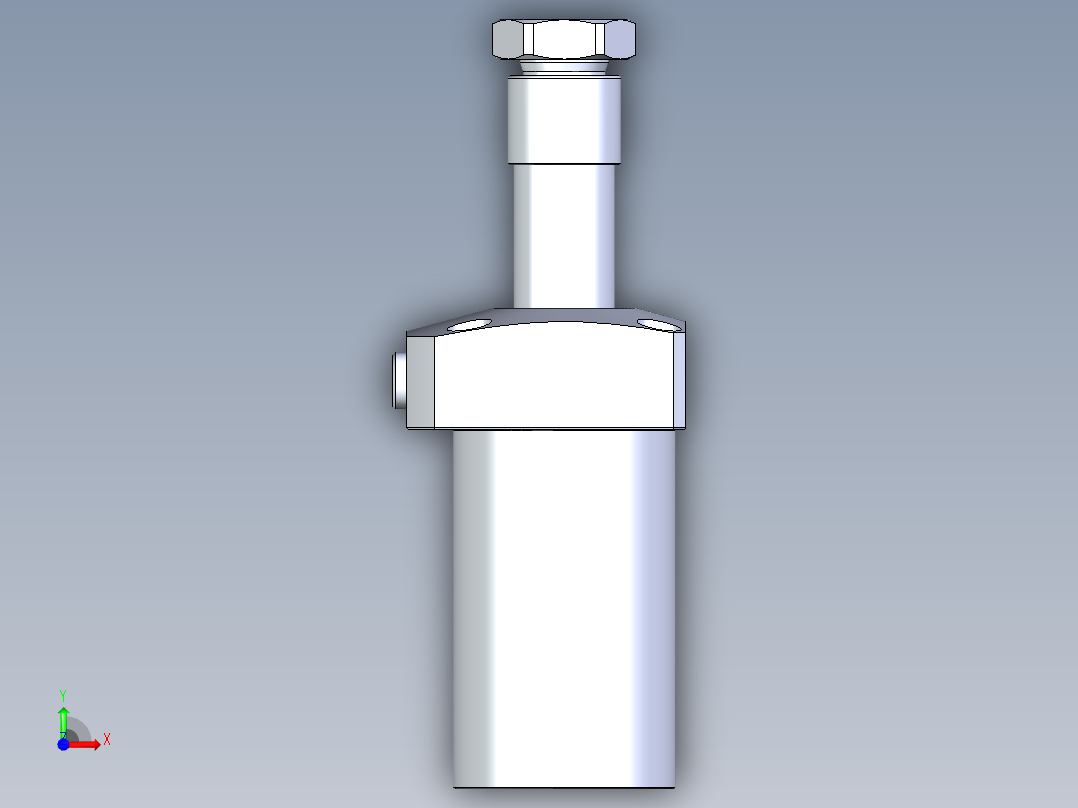 KOSMEKLHA0550-CL-Q25多系列多零件图纸模型前视图