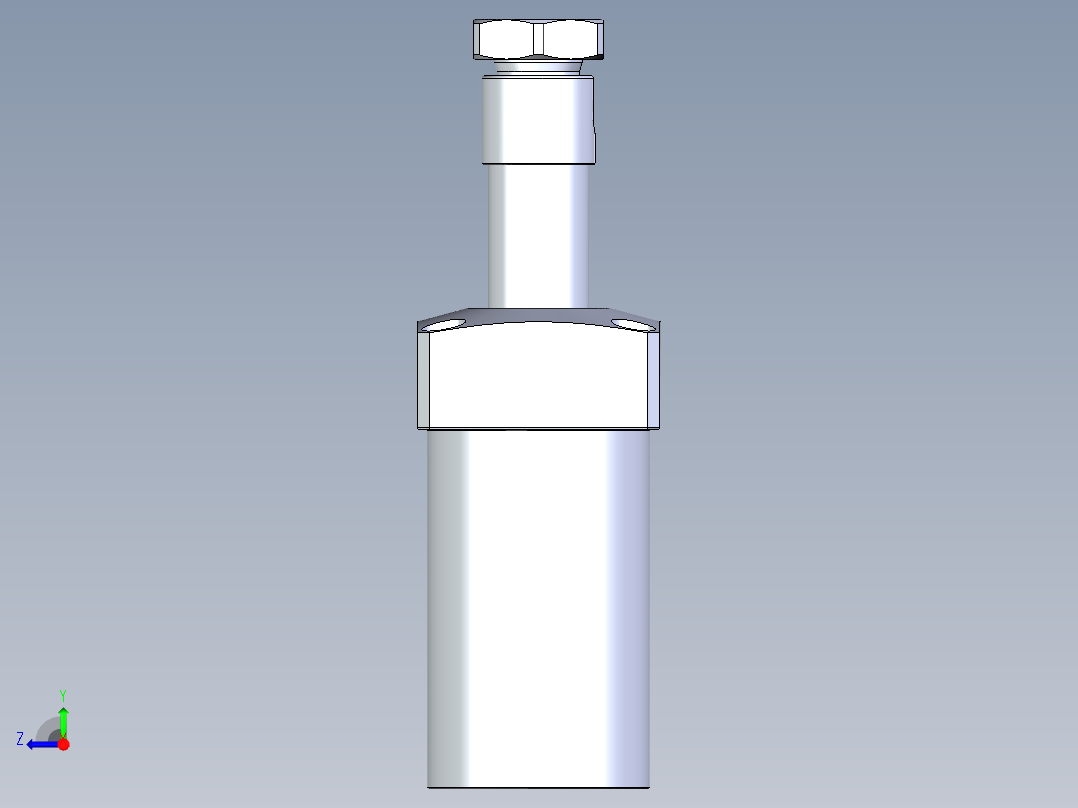 KOSMEKLHA0550-CL-Q25多系列多零件图纸模型右视图